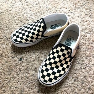 Checkered Vans Size 7